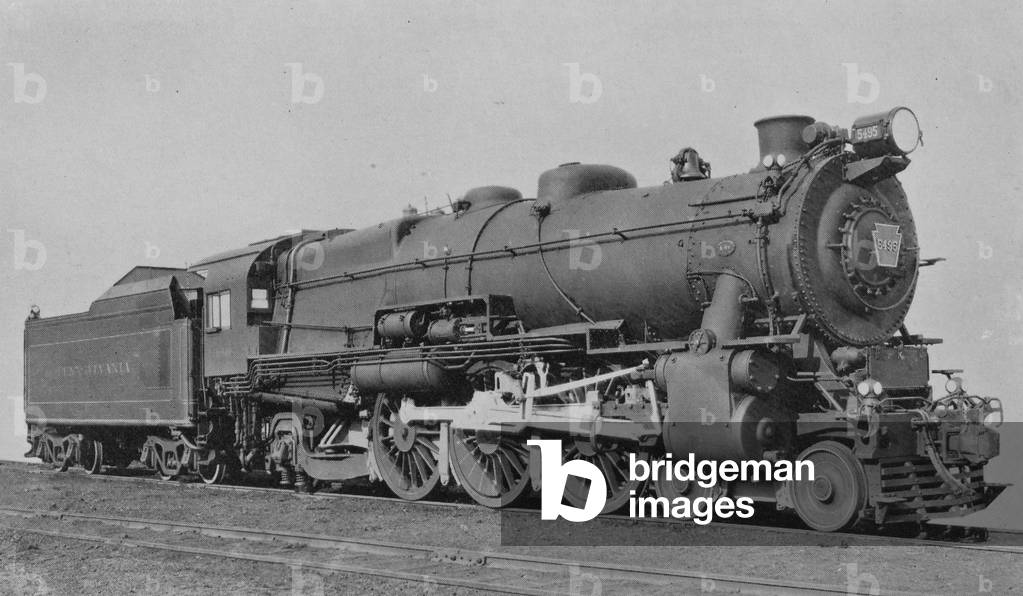 The Number 5495 Class K-4 Locomotive Of The Pennsylvania Railroad