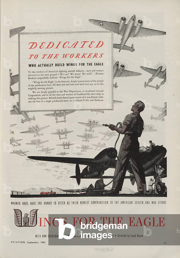 World War II Advertisement - Warner Brothers