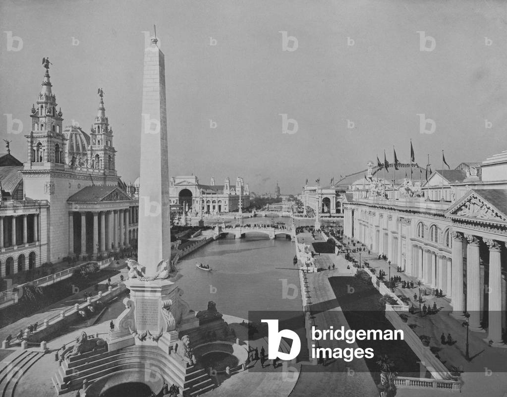 View North From Colonnade At The World's Columbian Exposition