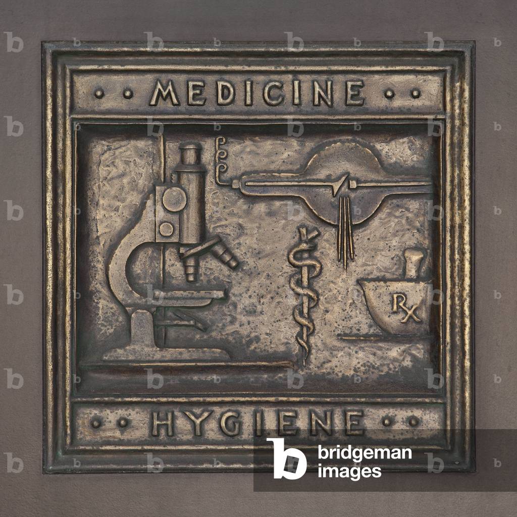 A Bronze Plaque For Medicine