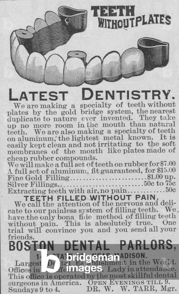 Teeth Without Plates Latest Dentistry Advertisement