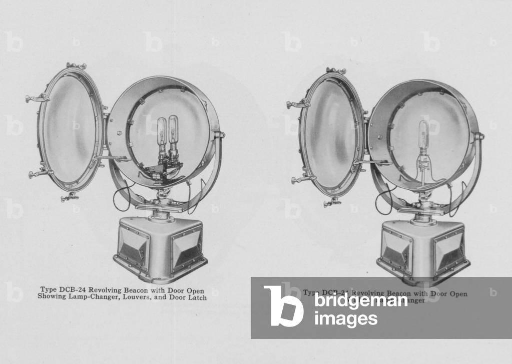 Type DCB-24 Revolving Beacon From The 'Airport And Airway Lighting Equipment', Crouse-Hinds Company Catalog