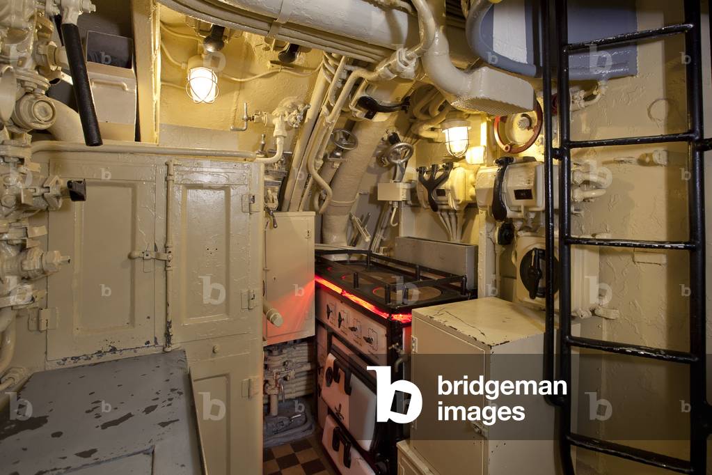 The Kitchen Of The Captured German Submarine U505