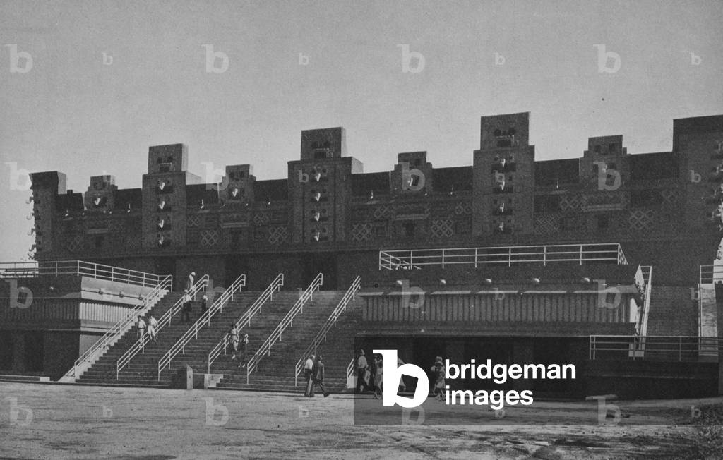 Mayan Temple Exhibit At The Century Of Progress