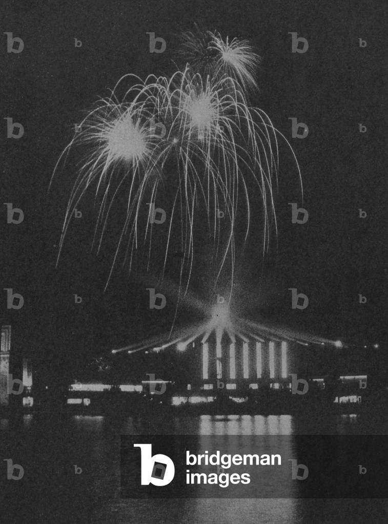 Fireworks And Electrical Group At The Century Of Progress