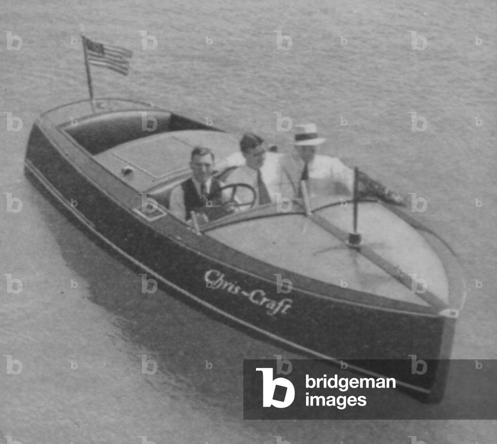 Level Riding Chris Craft Runabout