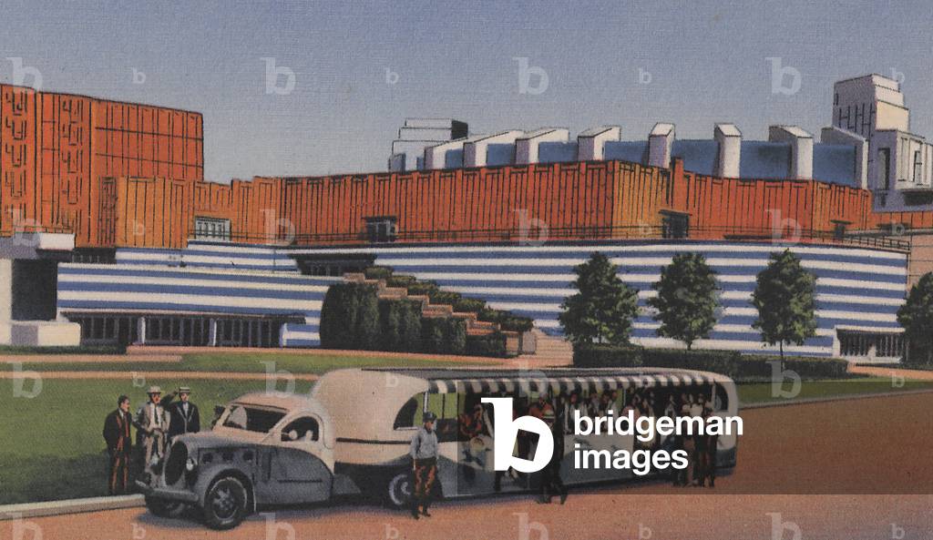 Intramural Bus At The Century Of Progress