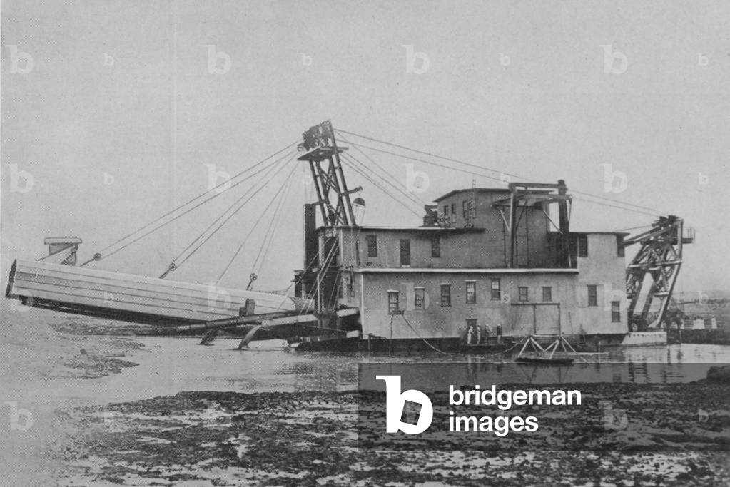 The New York Engineering Company's All Steel Empire Dredge In Korea