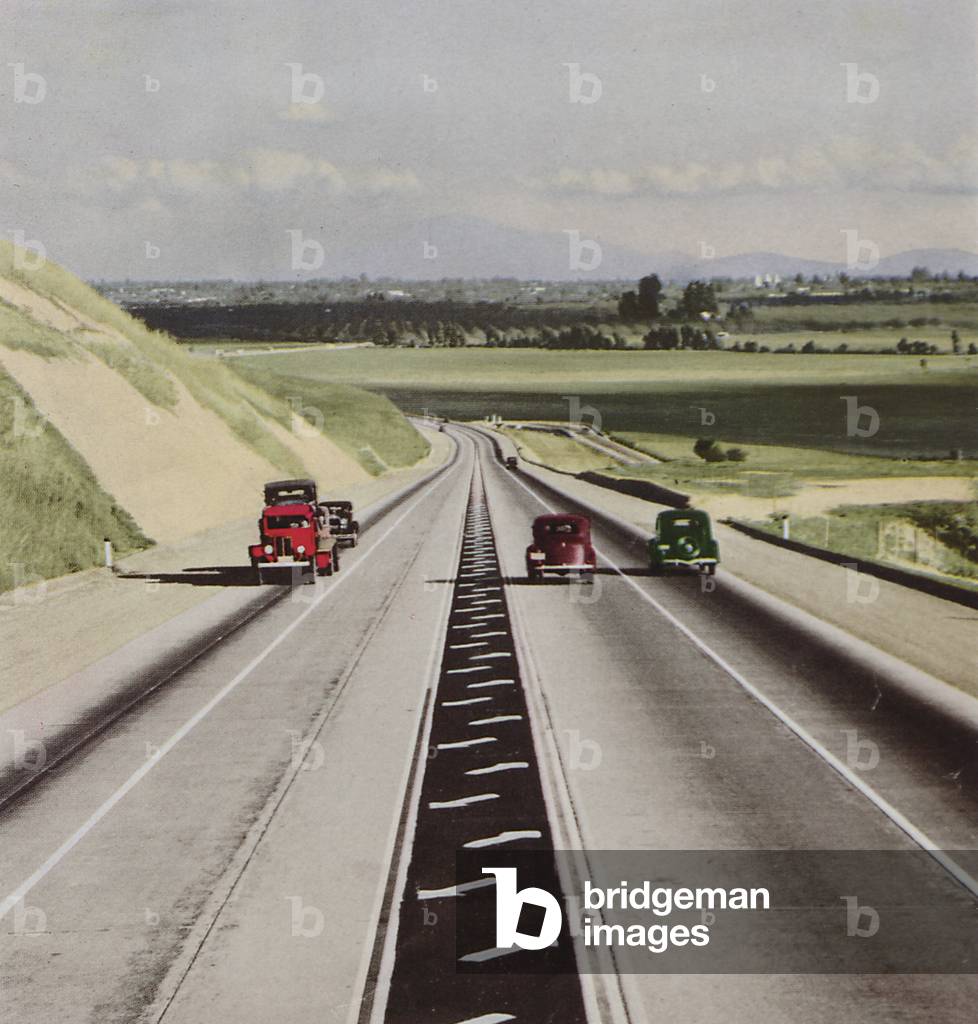 Illustration Of A California Highway