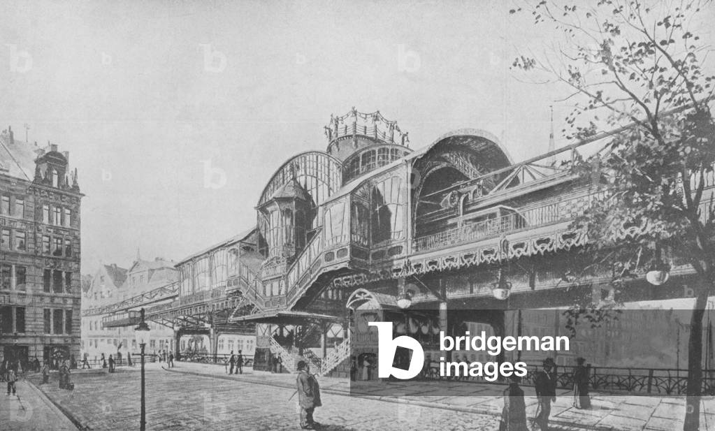 Proposed Hamburg Suspended Electric Railway