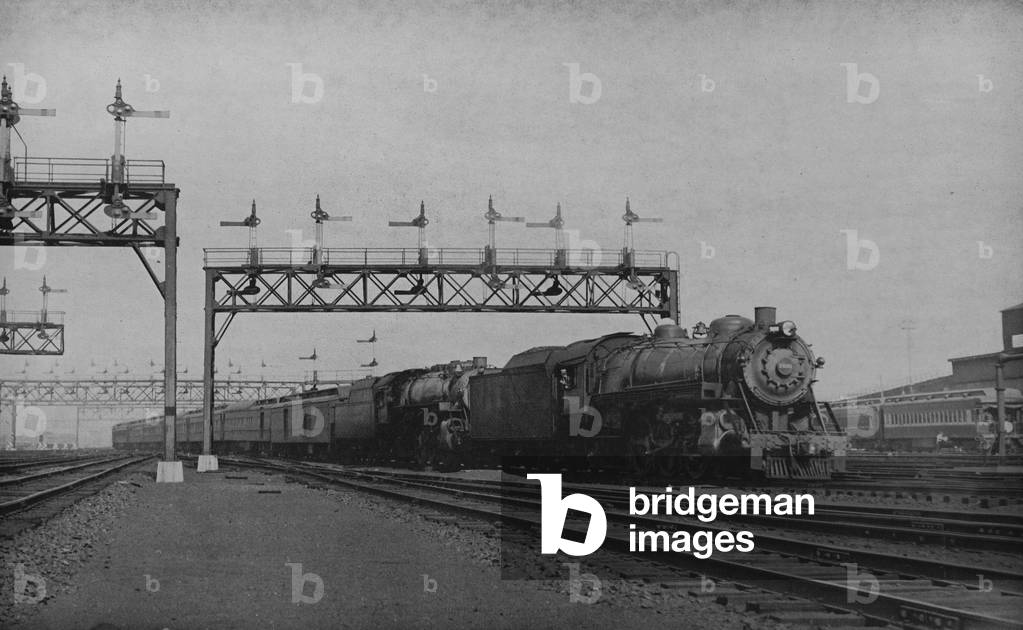 The Night Express Train Of The Baltimore And Ohio Railroad