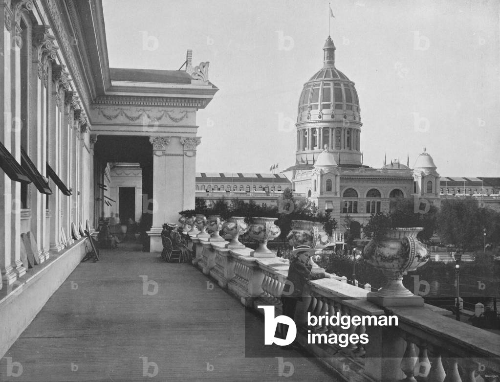 View From Balcony Of Woman's Building At The World's Columbian Exposition