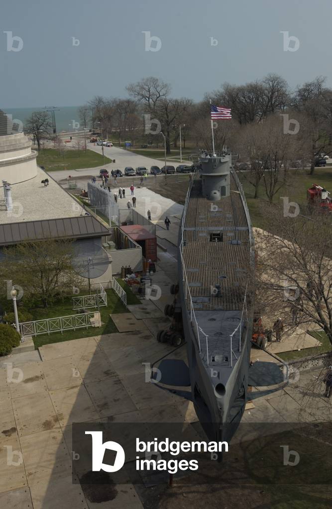 The Move Of The Captured German Submarine U505
