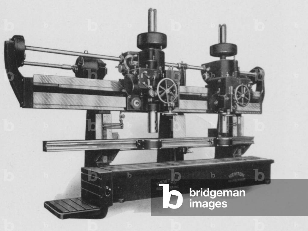 Newton Duplex Locomotive Rod Boring Machine