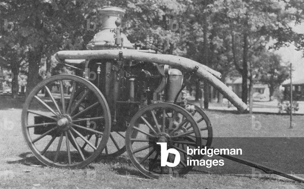 Little Red Fire Engine , An Old American- La France Cosmopolitan Purchased By The Harrisville Fire Department In Michigan
