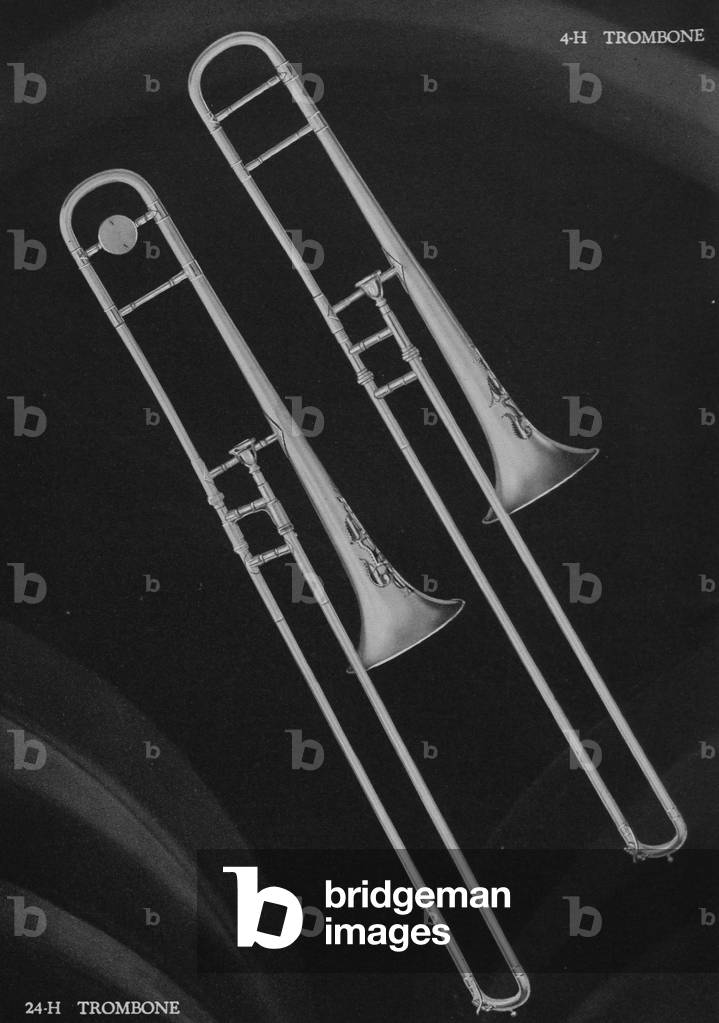 A Charles Gerard Conn Artist Model Trombone 4-H And A Artist-Ballroom Trombone 24-H