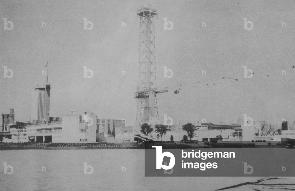 Hall Of Science And Sky Ride Tower At The Century Of Progress