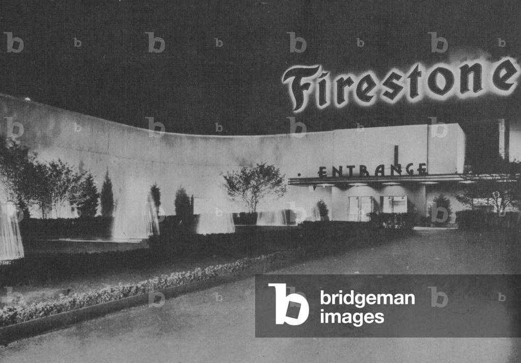 Firestone Garden And Singing Fountain Of Light And Color At The Century Of Progress