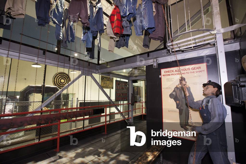 A Clothing Storage Area And Safety Check Posting