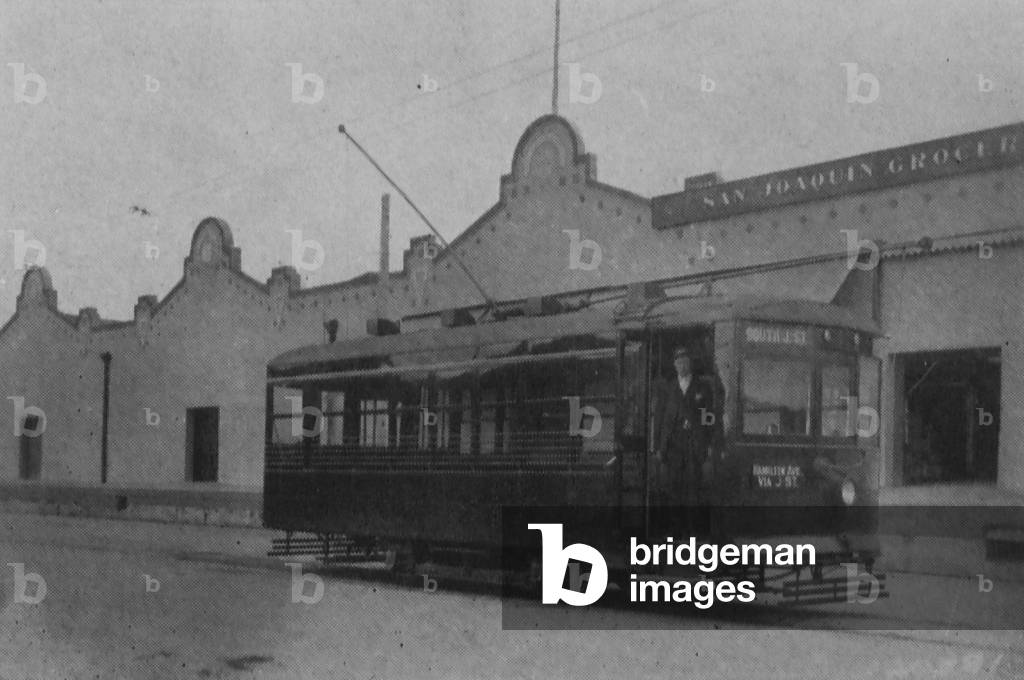 Westinghouse Electric And Manufacturing Company's Safety Car, Operating In A Small California City