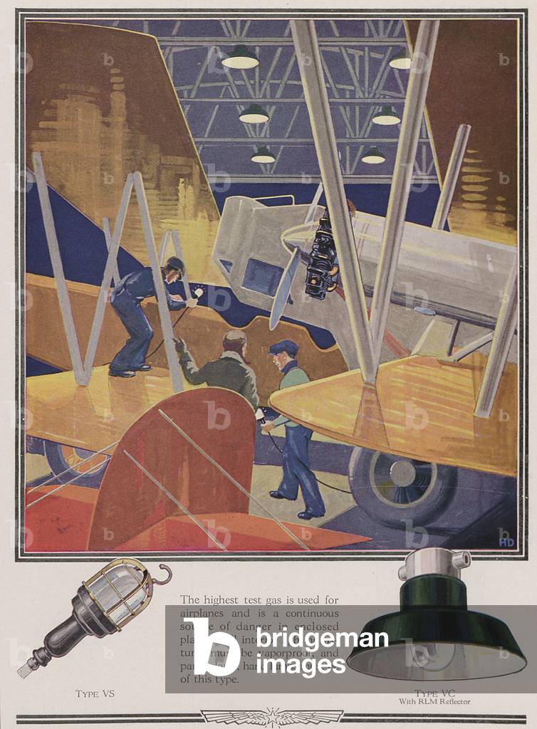 Various Vapor Proof Light Fixtures From The 'Fliers Of The Night', Crouse-Hinds Company Aviation Lighting Catalog