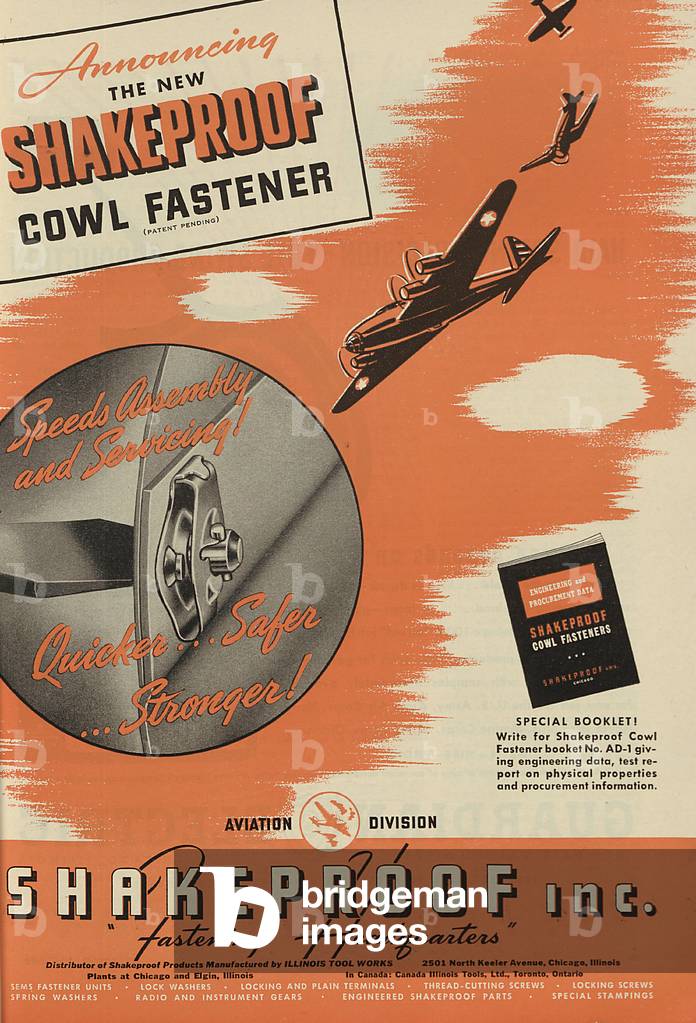 World War II Advertisement - Shakeproof Incorporated, Chicago, Illinois