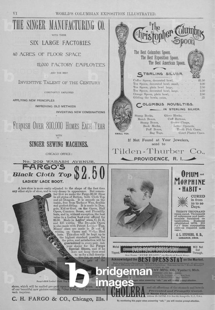 Advertisements From The World's Columbian Exposition Illustrated