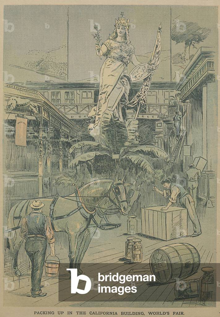 Inter-Ocean Illustrated Supplement - Packing Up In The California Building, World's Fair