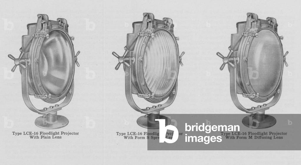 Type LCE-16 Floodlight Projectors From The 'Airport And Airway Lighting Equipment', Crouse-Hinds Company Catalog