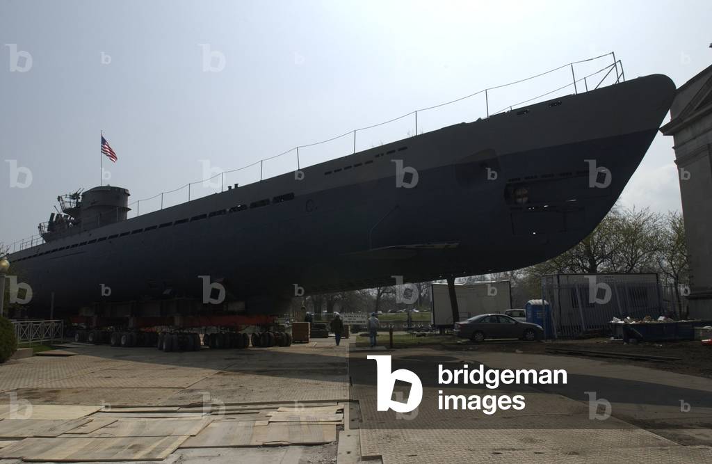 The Move Of The Captured German Submarine U505