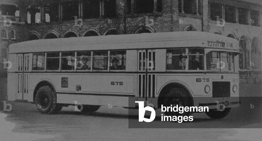Westinghouse Electric And Manufacturing Company's Westinghouse Gas Electric Bus, Number 675
