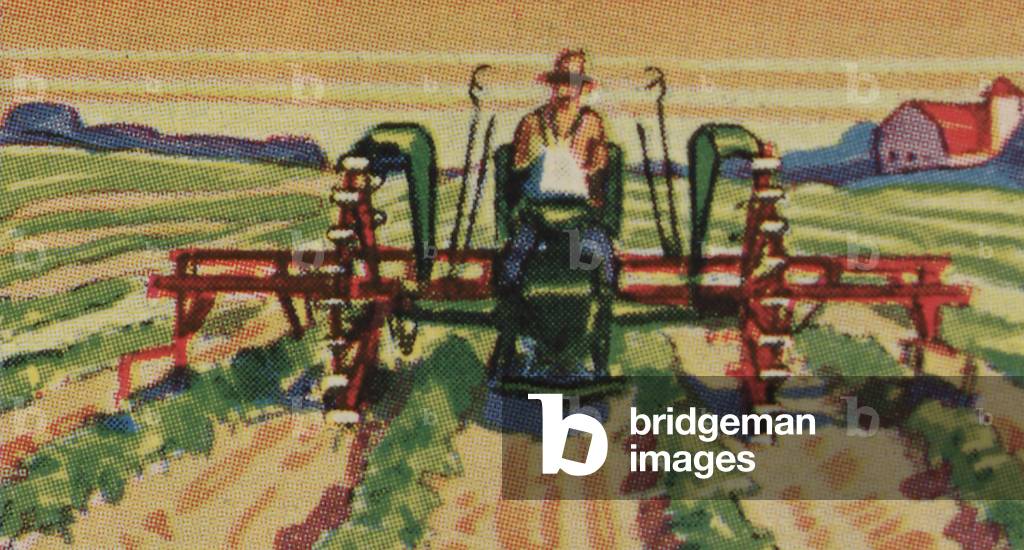 Oliver Hart-Parr Row Crop Tractor Equipped With A Cultivator