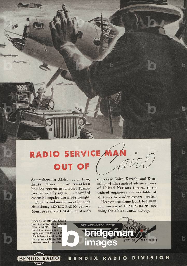 World War II Advertisement - Bendix Aviation Corporation