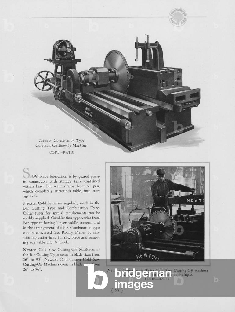 Newton Combination Type Cold Saw Cutting-Off Machine