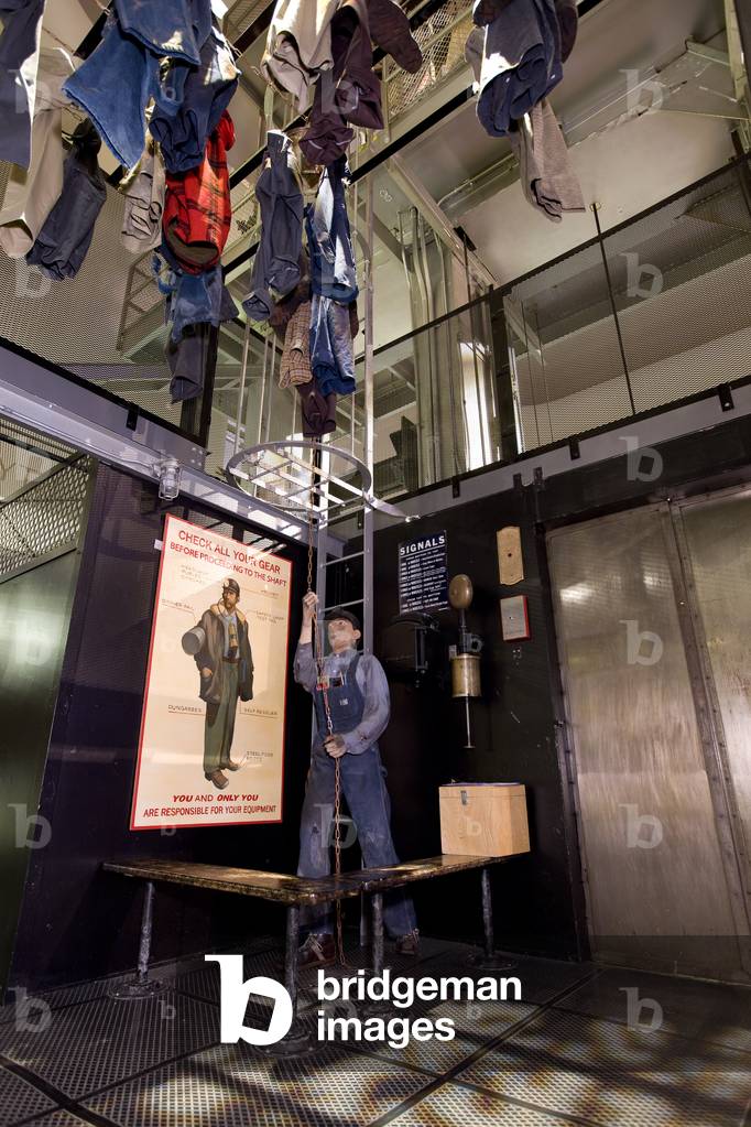 A Clothing Storage Area And Safety Check Posting