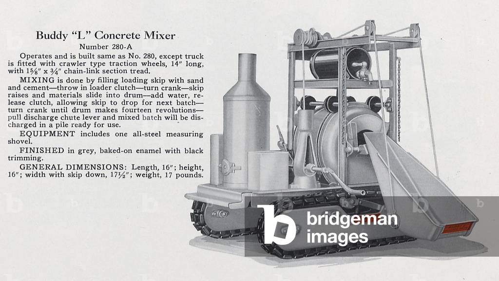The Buddy 'L' Concrete Mixer Model 280-A