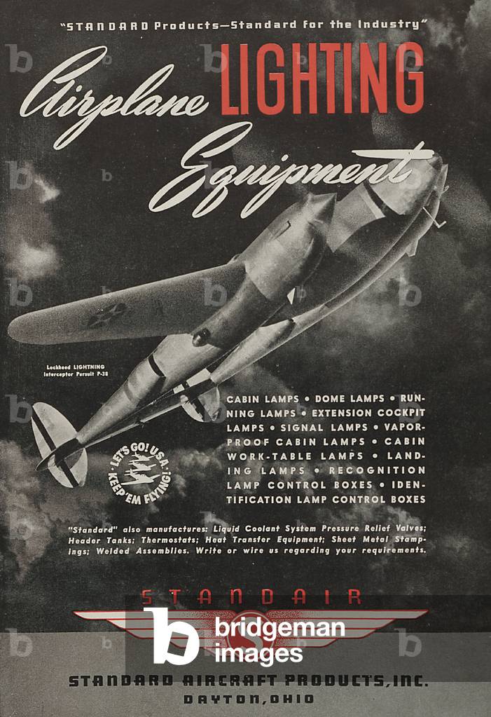 World War II Advertisement - Standard Aircraft Products Incorporated, Dayton, Ohio