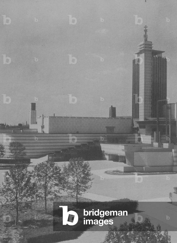 The Approach To The Carillon Tower At The Century Of Progress