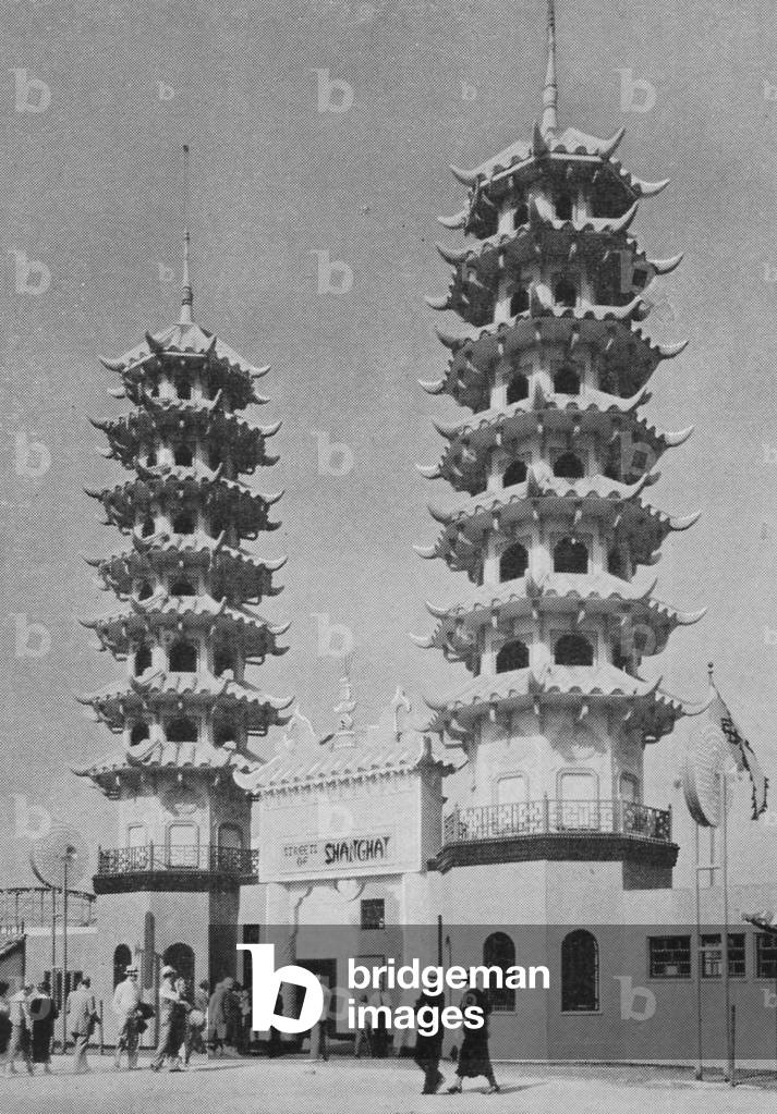 Streets Of Shanghai Exhibit At The Century Of Progress