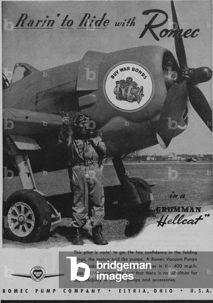 World War II Advertisement - Romec Pump Company, Ohio