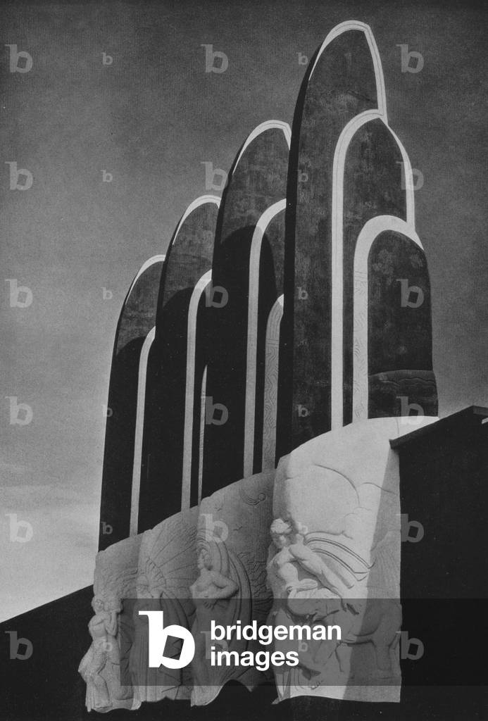 Hall Of Science Pylons At The Century Of Progress