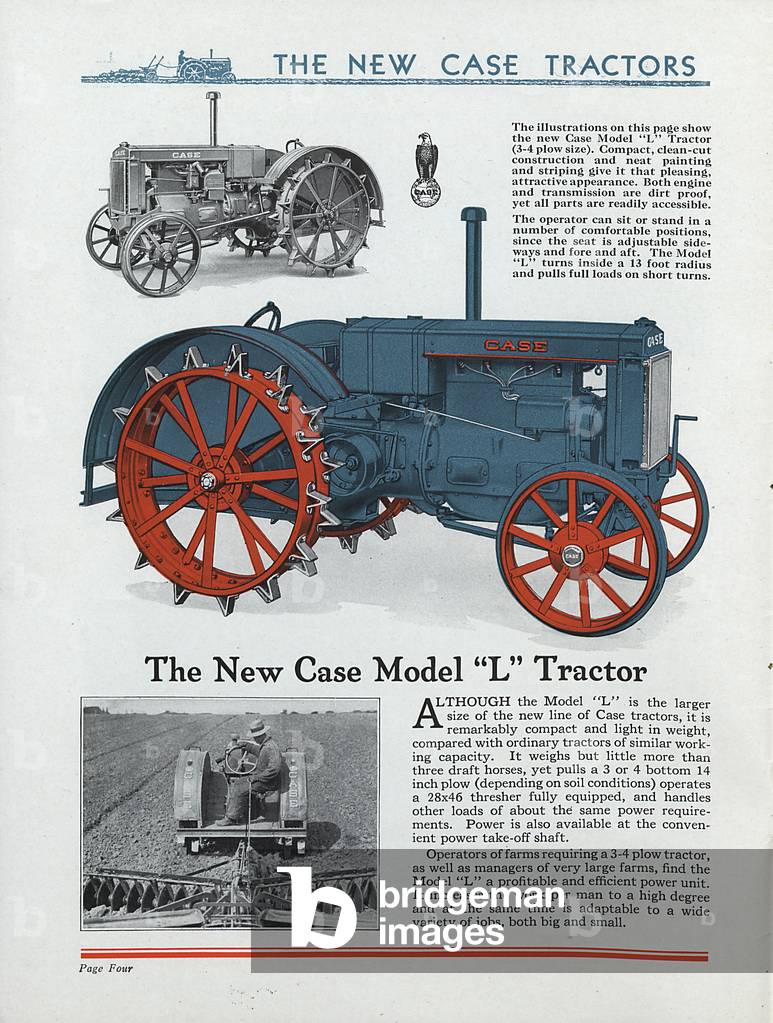 The New Case Model 'L' Tractor
