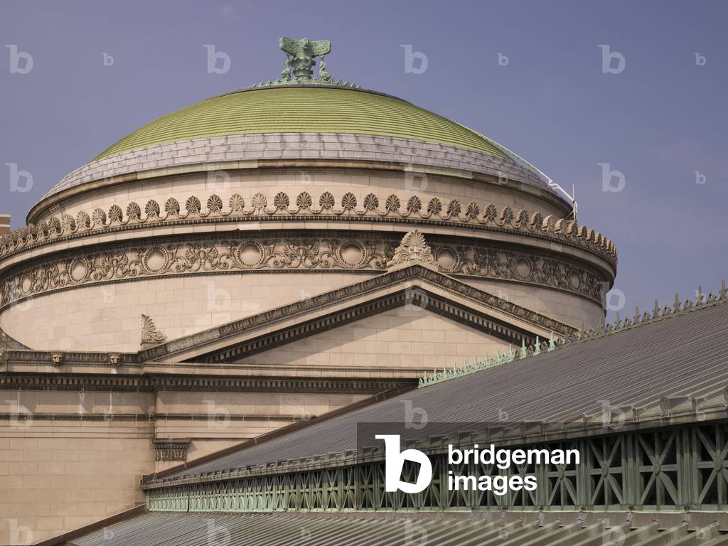 Architectural Detail Atop The Museum