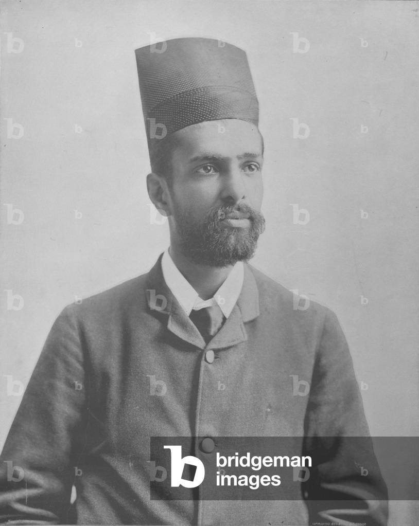 Mr Ardeeji, a East Indian Parsee merchant of Bombay, India, 1893