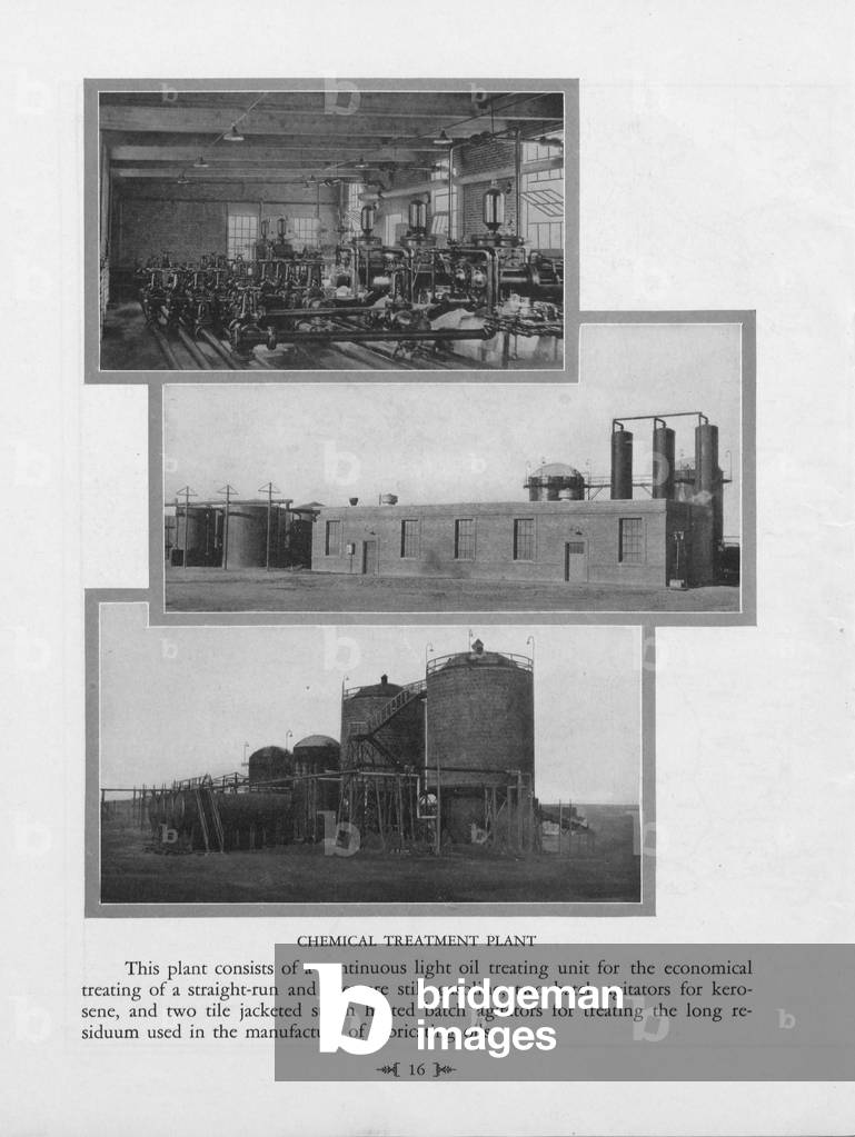 Chemical Treatment Plant At A Petroleum Refinery