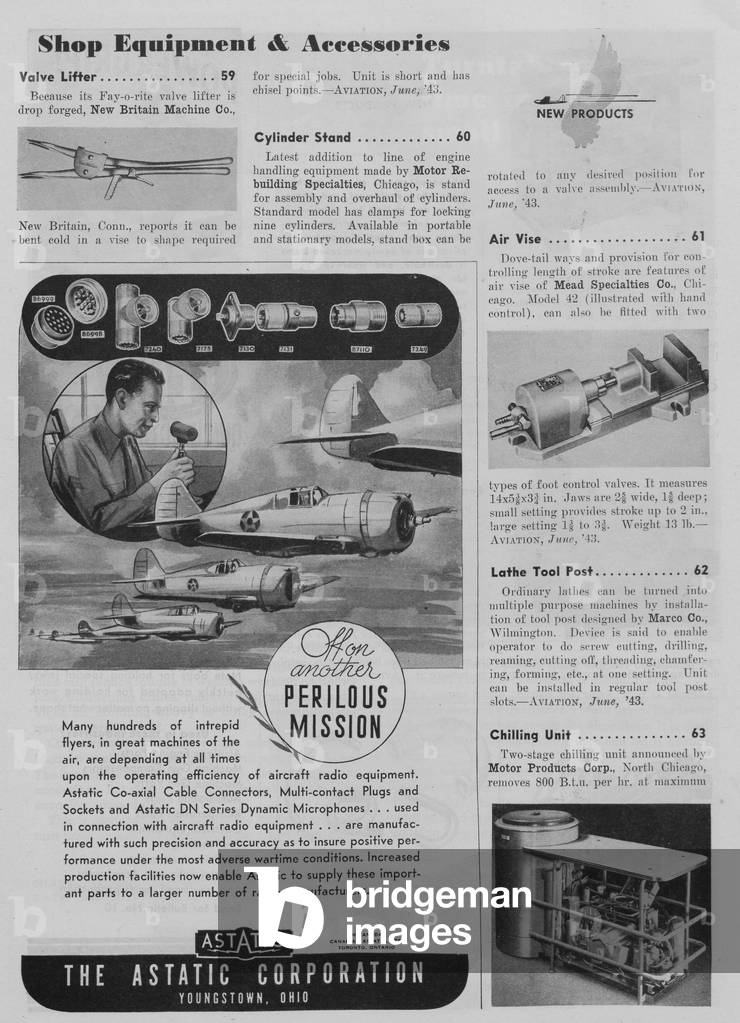 World War II Advertisement - The Astatic Corporation, Youngstown, Ohio