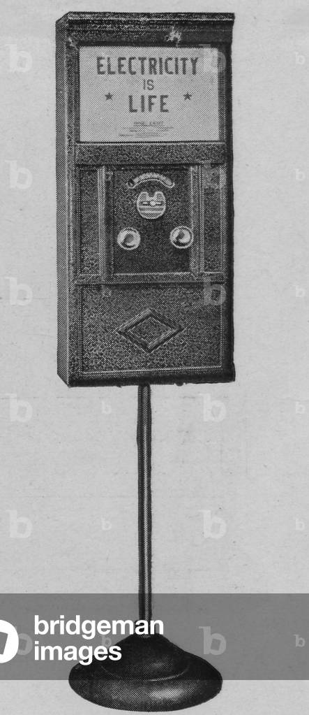 An Advance Machine Company Cabinet Electric Machine