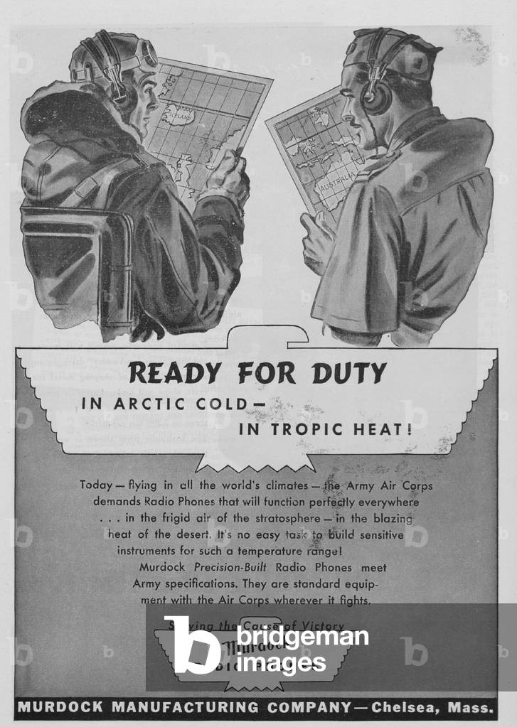 World War II Advertisement - Murdock Manufacturing Company, Chelsea, Massachusetts