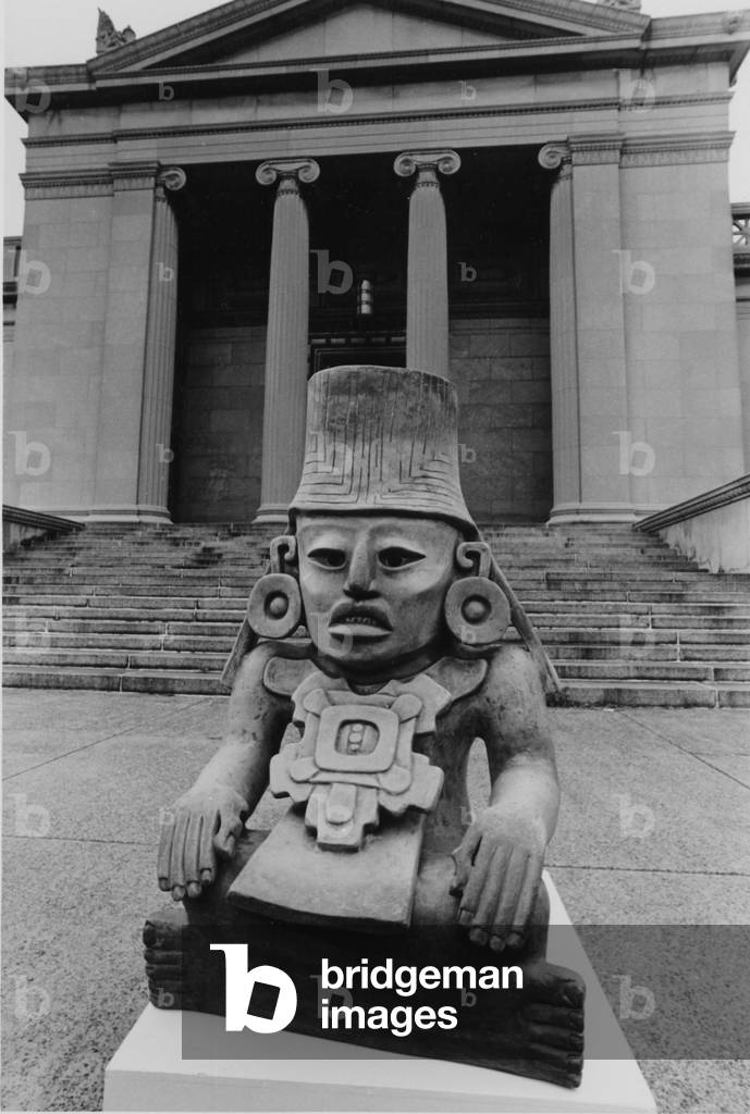 A Representation Of Traditional Mexican Statuary