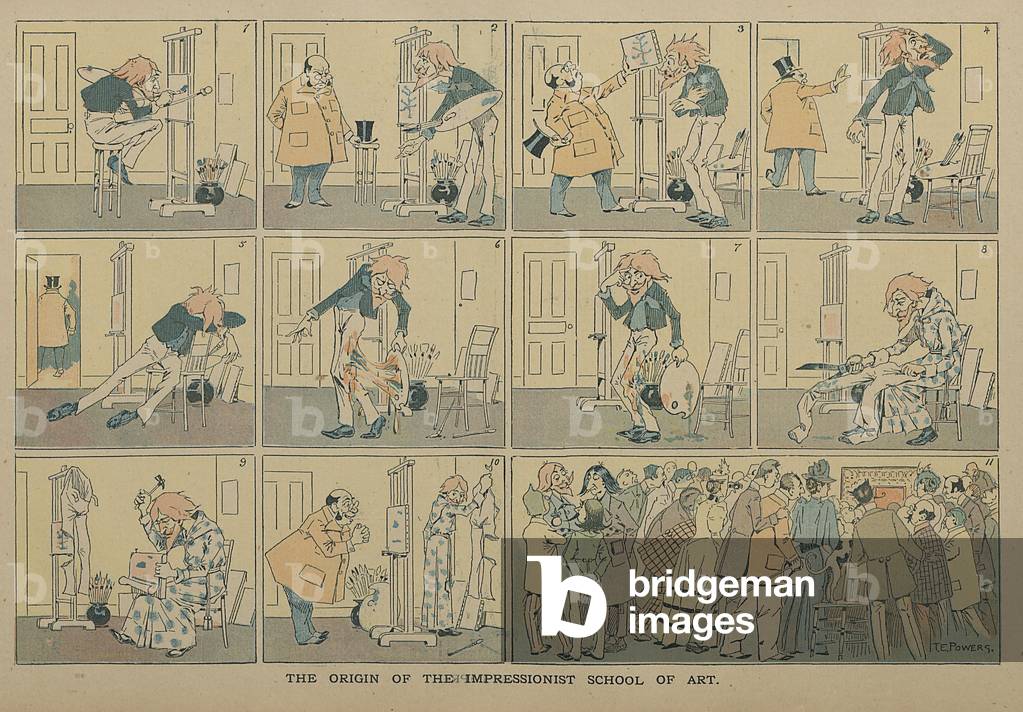 Inter-Ocean Illustrated Supplement - The Orgin Of The Impressionist School Of Art